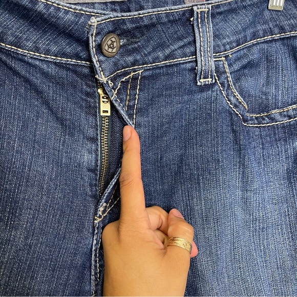 Ariat Women’s FR Mid Rise Boot Cut Jeans Sz 33L - Picture 5 of 12